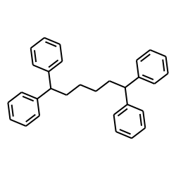 Benzene, 1,1',1'',1'''-(1,6-hexanediylidene)tetrakis-