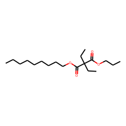 Diethylmalonic acid, nonyl propyl ester