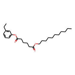 Adipic acid, 3-ethylphenyl undecyl ester