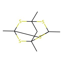 2,4,6,8-Tetrathiatricyclo[3.3.1.1(3,7)]decane, 1,3,5,7-tetramethyl-