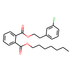 Phthalic acid, 2-(3-chlorophenyl)ethyl heptyl ester