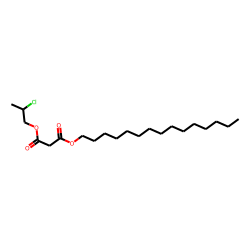 Malonic acid, 2-chloropropyl pentadecyl ester