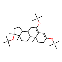 6«beta»-Hydroxy-17«alpha»-Methyltestosterone, tris-TMS (3,5-diene)