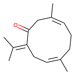 3,7-Cyclodecadien-1-one, 3,7-dimethyl-10-(1-methylethylidene)-, (E,E)-