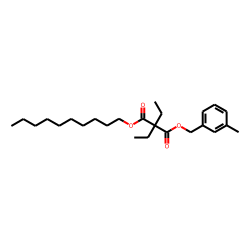 Diethylmalonic acid, decyl 3-methylbenzyl ester