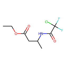 3-Aminobutanoic acid, N-chlorodifluoroacetyl-, ethyl ester