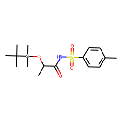 N-(2-Hydroxy-propionyl)-4-methyl-benzenesulfonamide, O-tert.-butyldimethylsilyl-