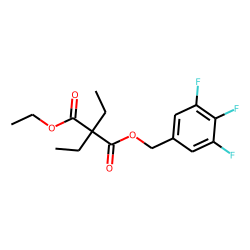 Diethylmalonic acid, ethyl 3,4,5-trifluorobenzyl ester