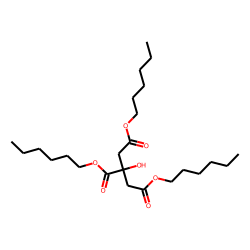 1,2,3-Propanetricarboxylic acid, 2-hydroxy-, trihexyl ester