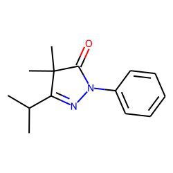 2-Pyrazoline-5-one, 4,4-dimethyl-3-isopropyl-1-phenyl-
