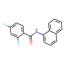 2,4-Difluorobenzamide, N-(1-naphthyl)-