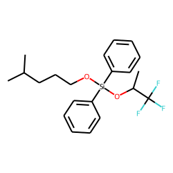 Silane, diphenylisohexyloxy(1,1,1-trifluoroprop-2-yloxy)-