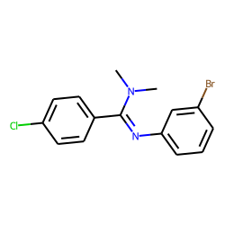 N,N-Dimethyl-N'-(3-bromophenyl)-p-chlorobenzamidine