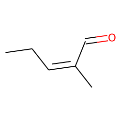 2-Pentenal, 2-methyl-