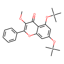 Flavone, 5,7-dihydroxy-3-methoxy, bis-TMS