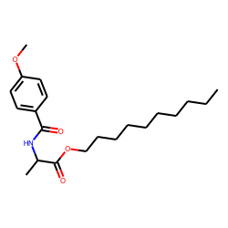 D-Alanine, N-(4-anisoyl)-, decyl ester