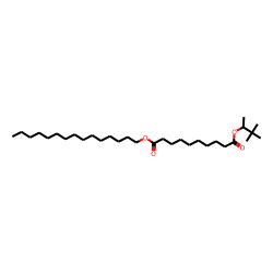 Sebacic acid, 3,3-dimethylbut-2-yl pentadecyl ester