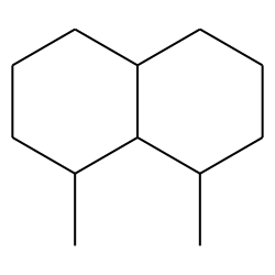 trans,cis,trans-Bicyclo[4.4.0]decane, 2,10-dimethyl