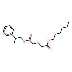 Glutaric acid, monoamide, N-(2-phenylpropyl)-, hexyl ester