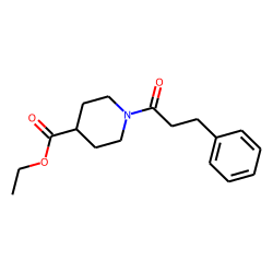 Isonipecotic acid, N-(3-phenylpropionyl)-, ethyl ester
