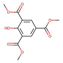 Benzene-1,3,5-tricarboxylic acid, 2-hydroxy, trimethyl ester