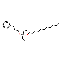 Silane, diethyl(3-phenylpropoxy)undecyloxy-