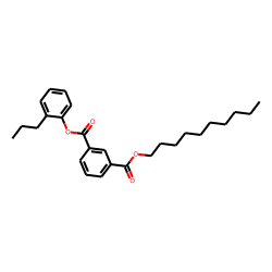 Isophthalic acid, decyl 2-propylphenyl ester