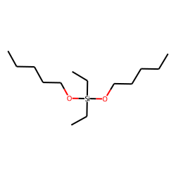 Silane, diethyldipentyloxy-