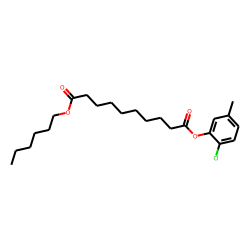 Sebacic acid, 2-chloro-5-methylphenyl hexyl ester
