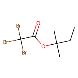 Acetic acid, tribromo, 1,1-dimethylpropyl ester
