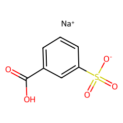 M-sulfobenzoic acid, s-sodium salt