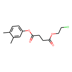 Succinic acid, 3,4-dimethylphenyl 2-chloroethyl ester