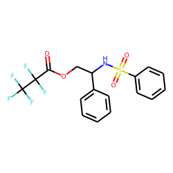 N-(2-Pentafluoropropionyloxy-1-phenyl-ethyl)-benzenesulfonamide