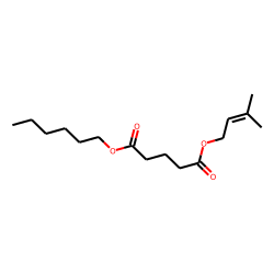 Glutaric acid, hexyl 3-methylbut-2-enyl ester