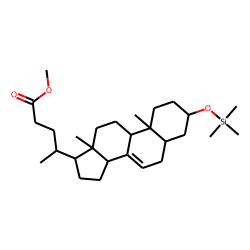 «DELTA»7-Lithocholic acid, trimethylsilyl ether-methyl ester