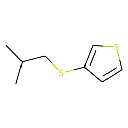 Thiophene, 3-(2-methylpropyl)thio