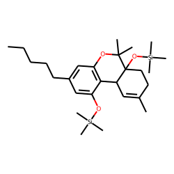 1-Tetrahydrocannabinol, 6«alpha»-hydroxy, TMS