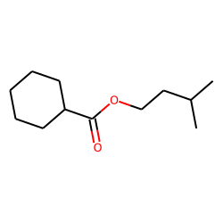 Cyclohexanecarboxylic acid, 3-methylbutyl ester