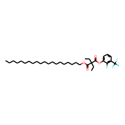 Diethylmalonic acid, eicosyl 2-fluoro-3-trifluoromethylphenyl ester