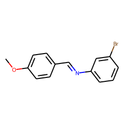 p-methoxybenzylidene-(3-bromophenyl)-amine