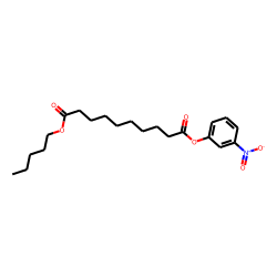 Sebacic acid, 3-nitrophenyl pentyl ester