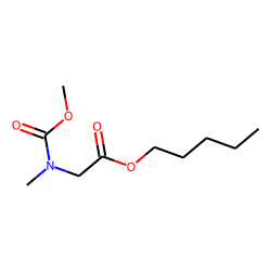Glycine, N-methyl-N-methoxycarbonyl-, pentyl ester