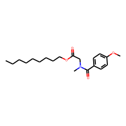 Sarcosine, N-(4-methoxybenzoyl)-, nonyl ester