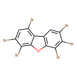 1,3,4,6,7,8-hexabromo-dibenzofuran