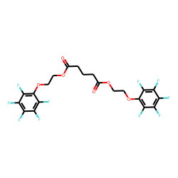 Glutaric acid, di(2-(pentafluorophenoxy)ethyl) ester