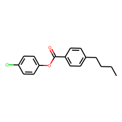 4-Butylbenzoic acid, 4-chlorophenyl ester