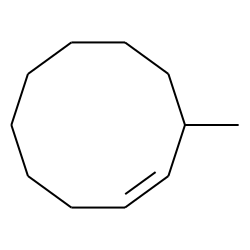 (E)-Cyclodecene, 3-methyl