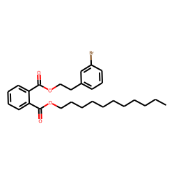 Phthalic acid, 2-(3-bromophenyl)ethyl undecyl ester