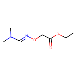 O-(Carboxymethyl)hydroxylamine, N-dimethylaminomethylene-, ethyl ester
