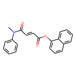 Fumaric acid, monoamide, N-methyl-N-phenyl-, 1-naphthyl ester